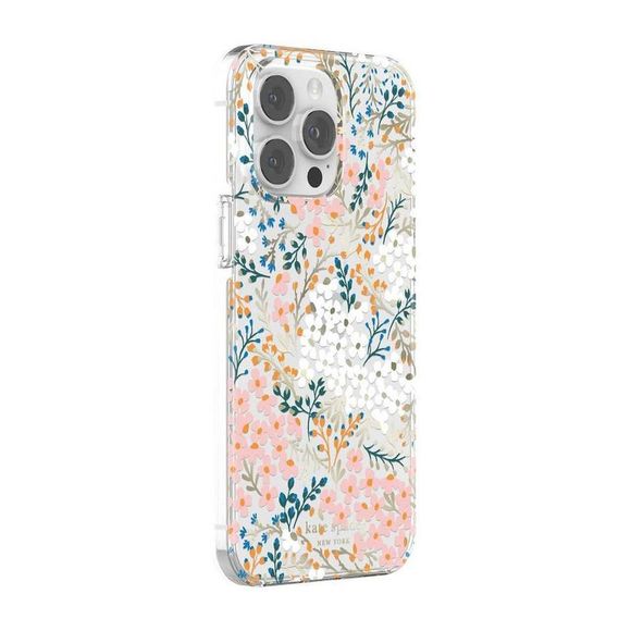 Kate Spade New York Apple iPhone 14 Pro Max Case w Rose/Pacific Green - Picture 3 of 4